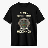 McKinnon Hunting Ancient Tartan Crest 2D T-shirt - Never Underestimate Style